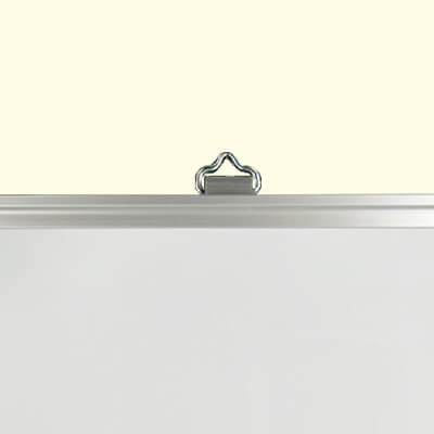 スチール複合板ホワイトボード　スリムフレーム　吊り具